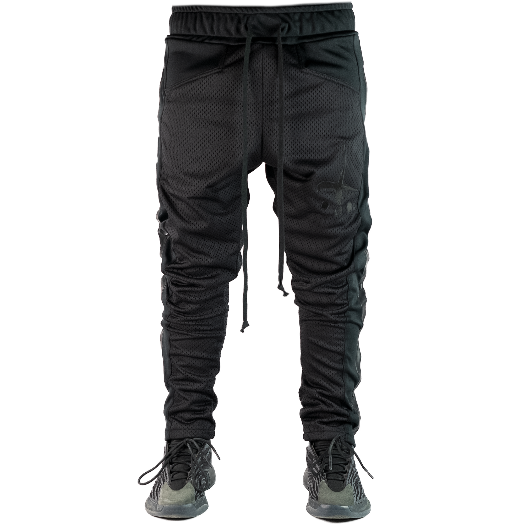 Vegan Leather Side Snap Pants