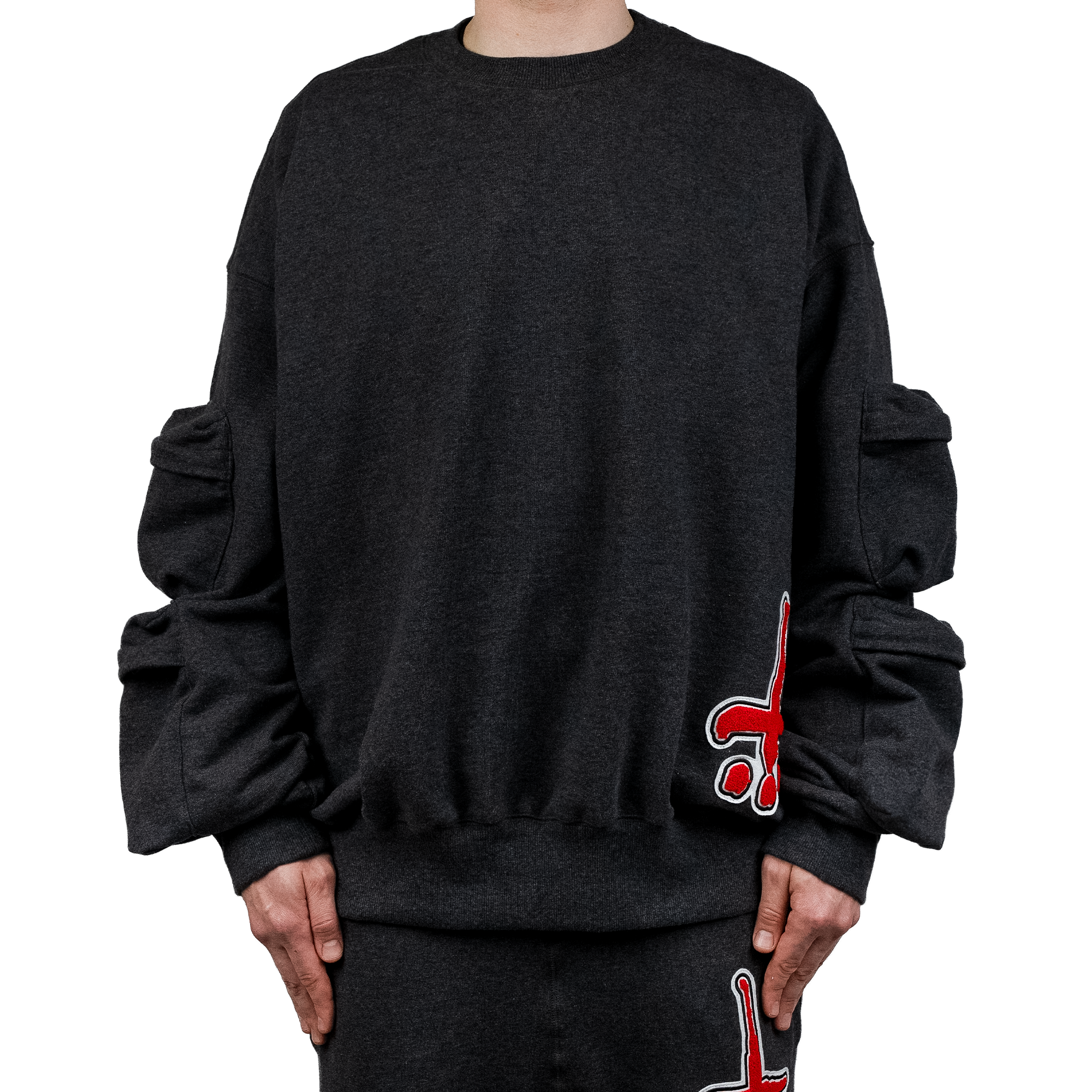 Side Pocket Crewneck