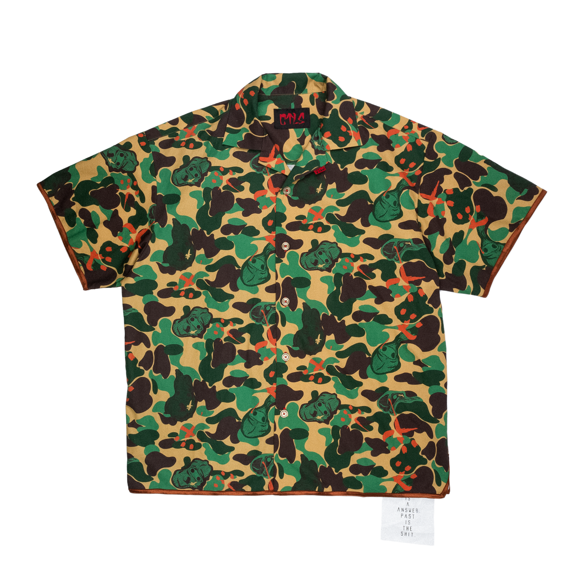 "CREW" Camo Short Sleeve Shirt