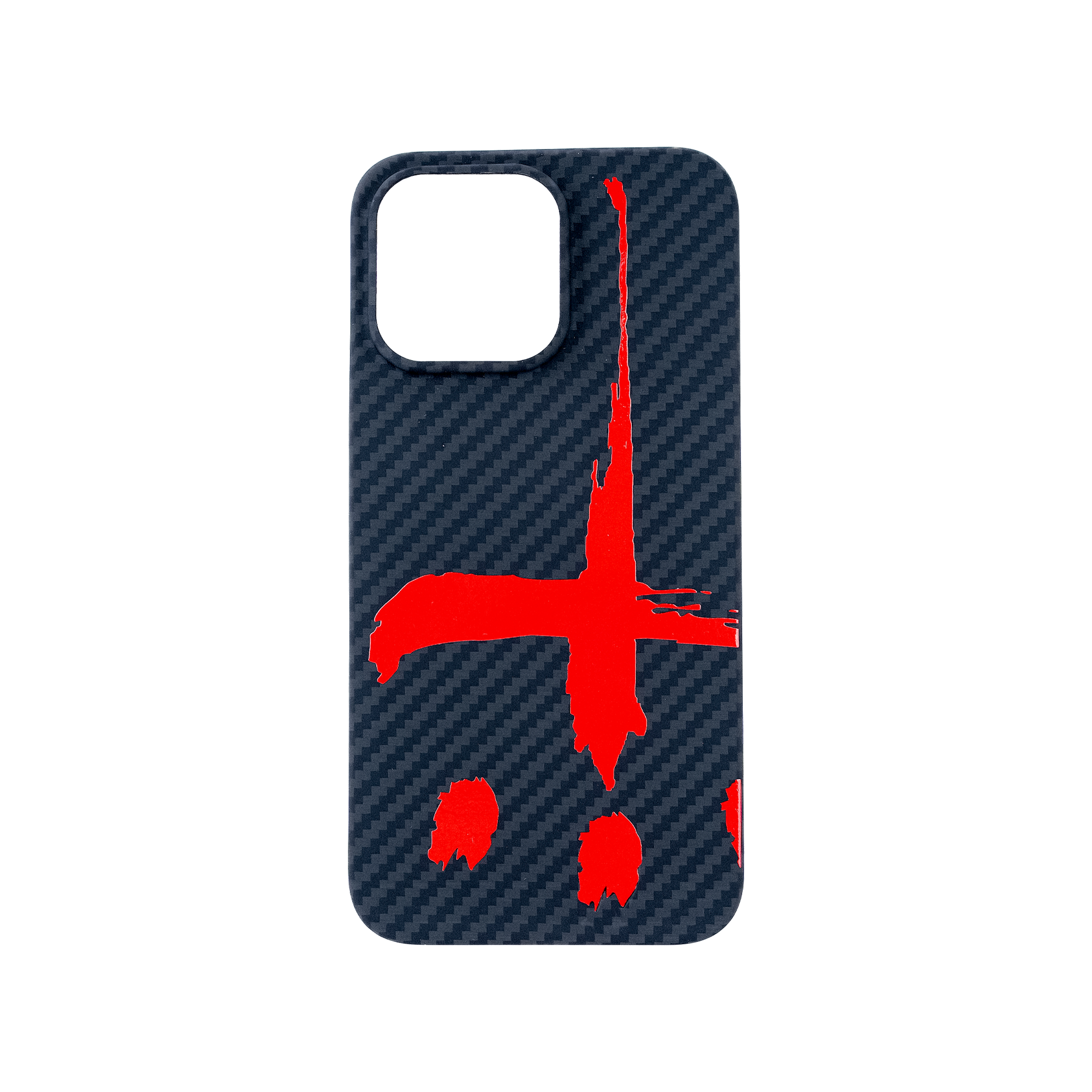 Big Cross Carbon iPhone Case for 13 Pro Max
